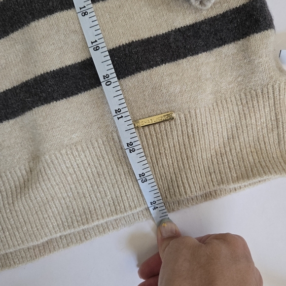 Michael by MK merino wool baby alpaca blend turtle neck cowl neck sweater sz LG - Picture 7 of 8